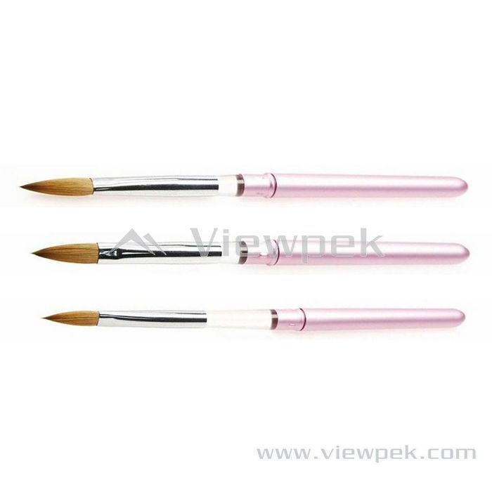  Kolinsky Acrylic Nail Brushes (Oval)-N0114KB