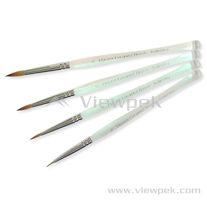  Kolinsky Ceramic Brushes-D0190G