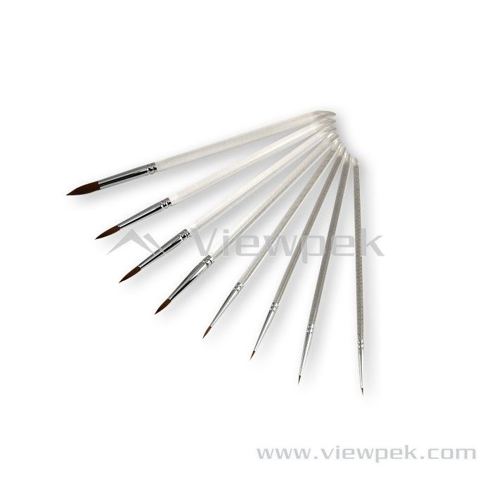  Synthetic Watercolor Brushes - Round- A0014A