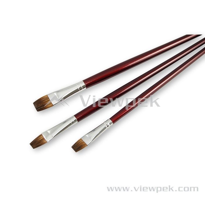  Watercolor Brushes - Flat- A0001D