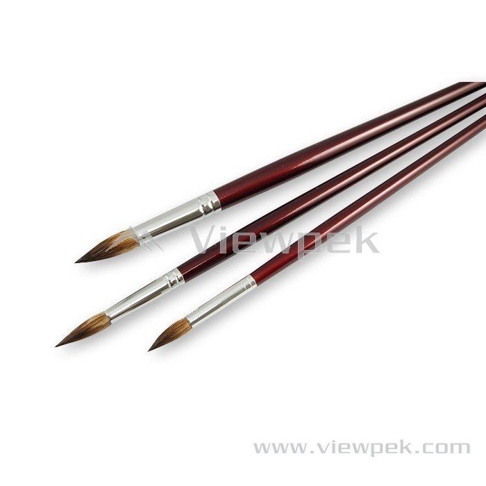  Watercolor Brushes - Round- A0001C